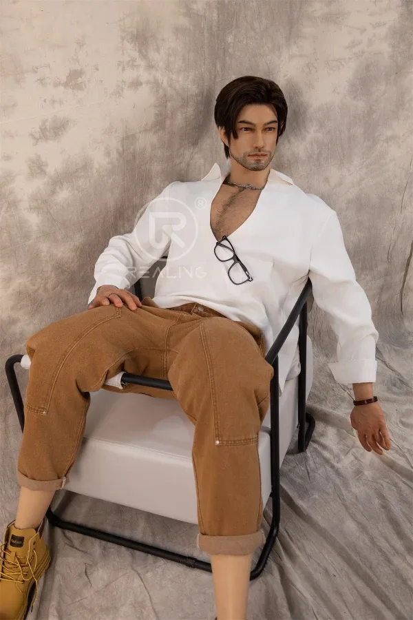 Super Realistic Handsome Sexy Tall Silicone Male Sex Doll Sebastian 186cm view 3