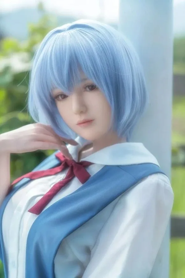 Super Realistic Silicone Evangelion Sex Doll Rei Ayanami 156cm view 3
