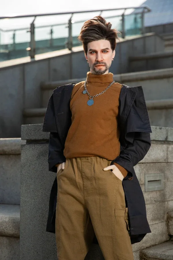 Mature Handsome Male Sex Doll Aiden 140cm (Silicone Head) view 2