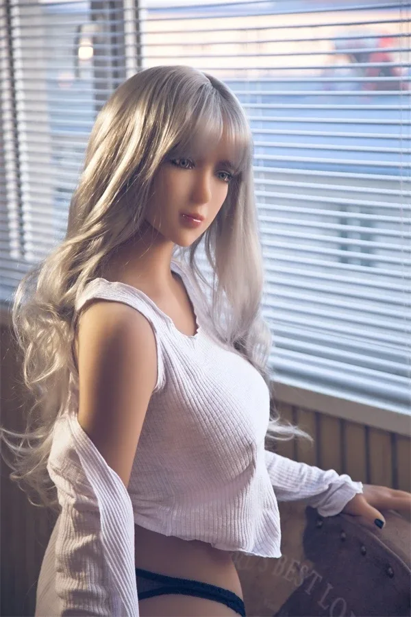 Life-Size Silver Long Hair Mature Sex Doll Rory 170cm view 5