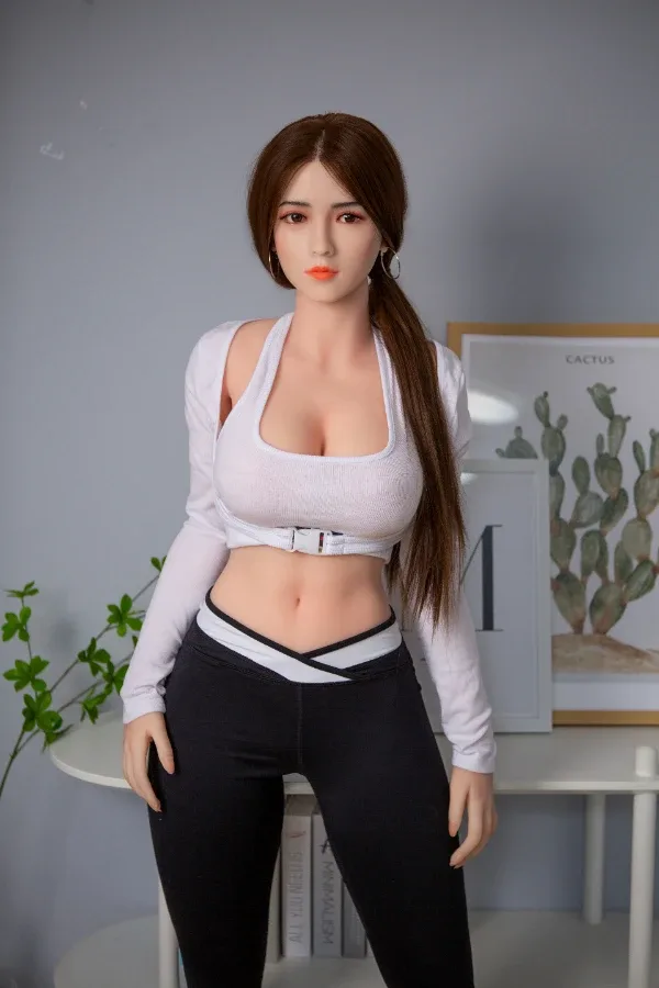 Gentle Brunette Sex Doll Della 163cm (Silicone Head) view 2
