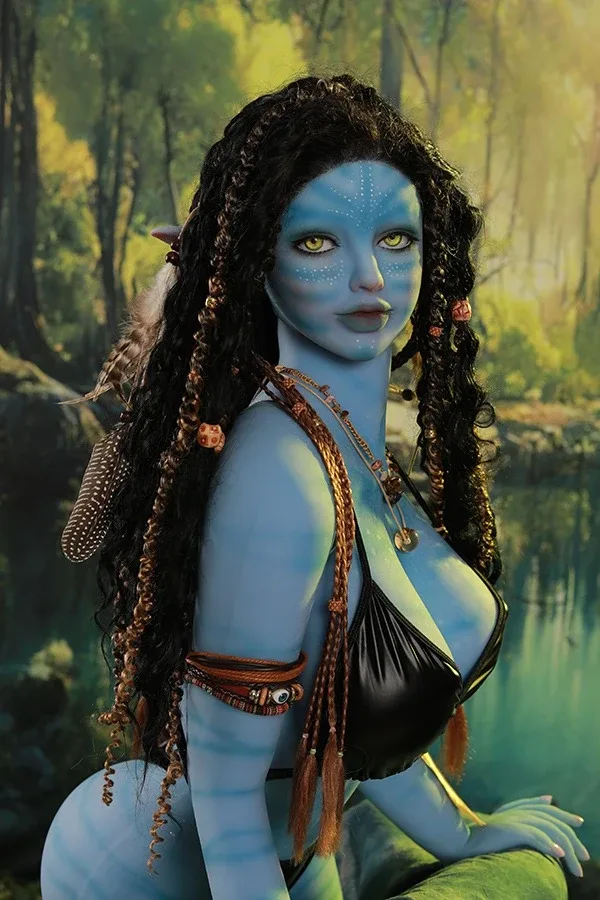 Busty Alien Anime Avatar Na vi Sex Doll Carly 165cm view 3