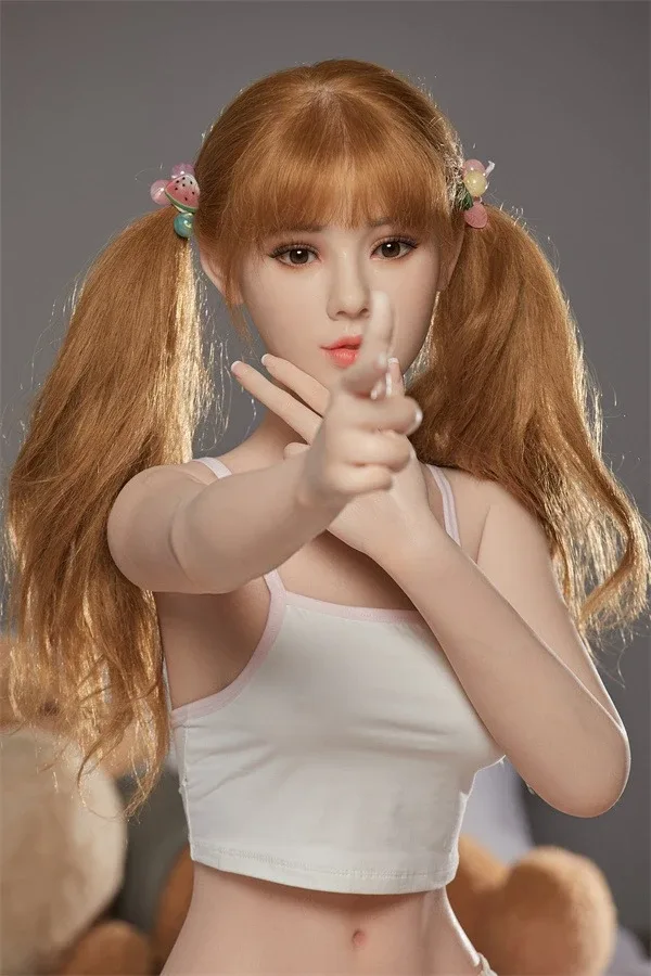 Lifelike Pretty Blonde Sex Doll Teagan 143cm