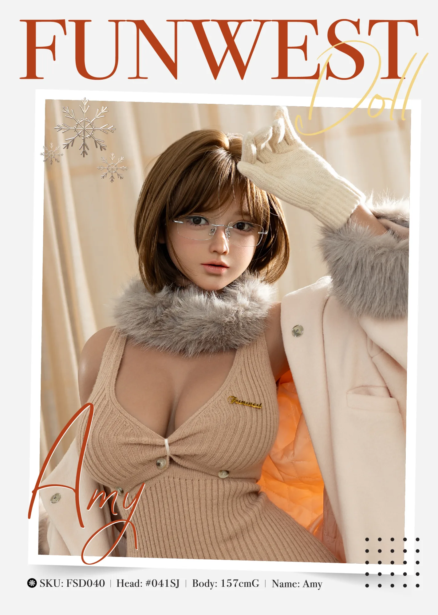Amy – Silicone 157cm/61.81″ F-CUP 39kg/85.98lbs Sex Doll view 3