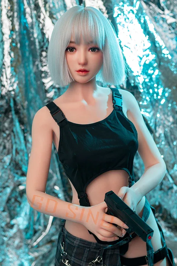 GD Sino Silicone Lifelike Small Boobs Sex Doll Luoyoyo 156cm view 2
