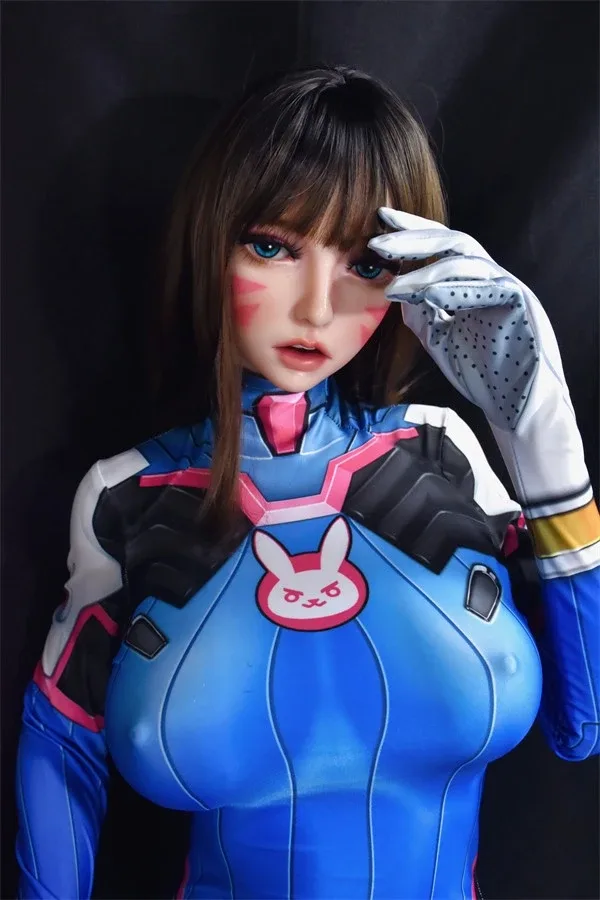 Lifelike Cosplay Overwatch Dva Sex Doll Chloe 150cm
