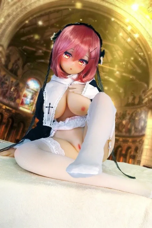 Pink Hair Busty Sex Doll Angelina 145cm view 6