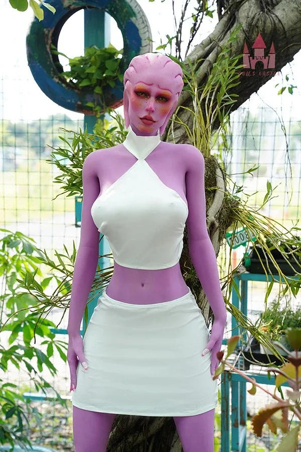 💥Mysterious Purple-skinned Alien Sex Doll Merlay 170cm (Free 2nd Head) view 2