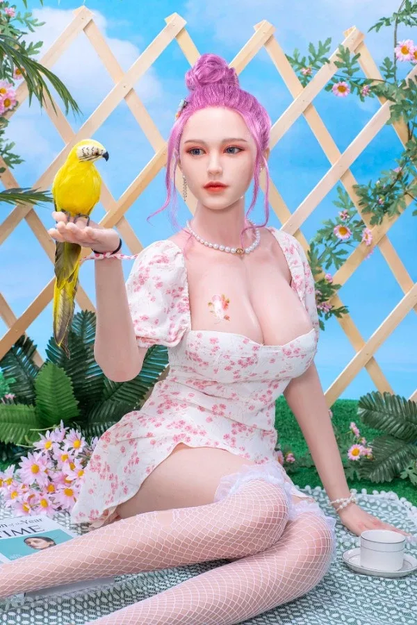 Pink Hair Full Silicone Sex Doll Kyla 160cm (Replaceable with Head and Body) view 2