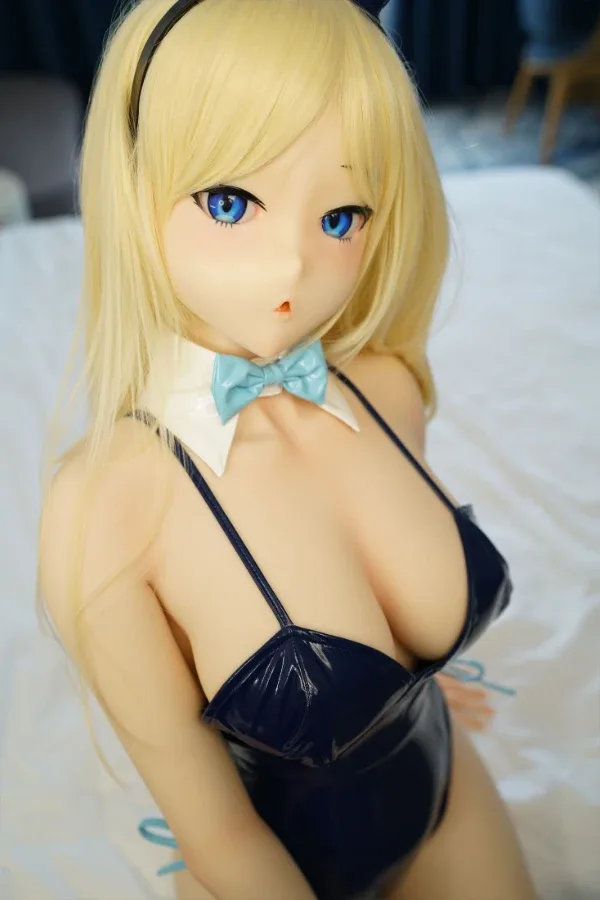 Cute Blonde Anime Sex Doll Azuka 148cm view 4