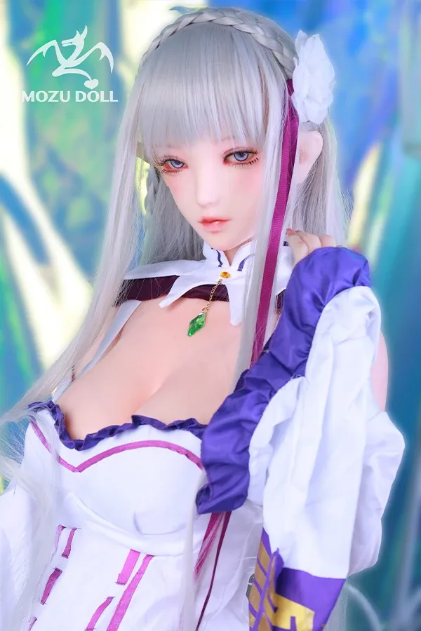 Fantasy Anime Re Zero Sex Doll Emilia 163cm (Free Doll Same Clothes) view 5