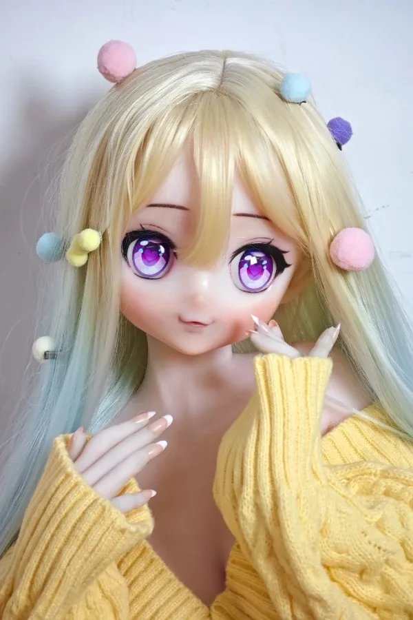 Super Cute Blonde Anime Sex Doll lshikawa Kiyomi 148cm view 4