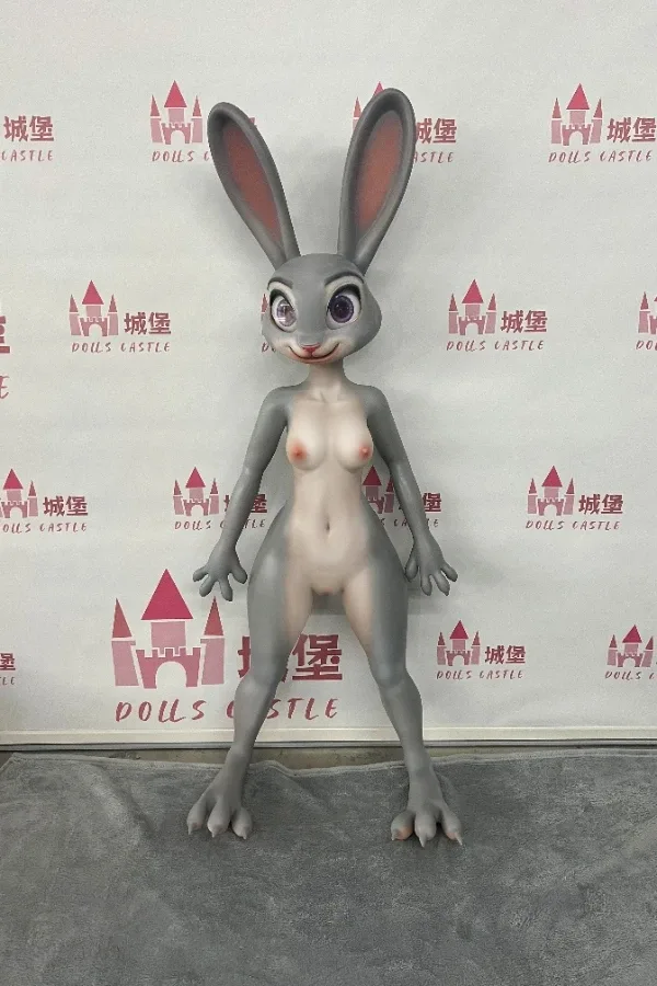Furry Animal Rabbit Silicone Sex Doll Rabittie (Seamless Head and Body Design, Oral Structure) view 2