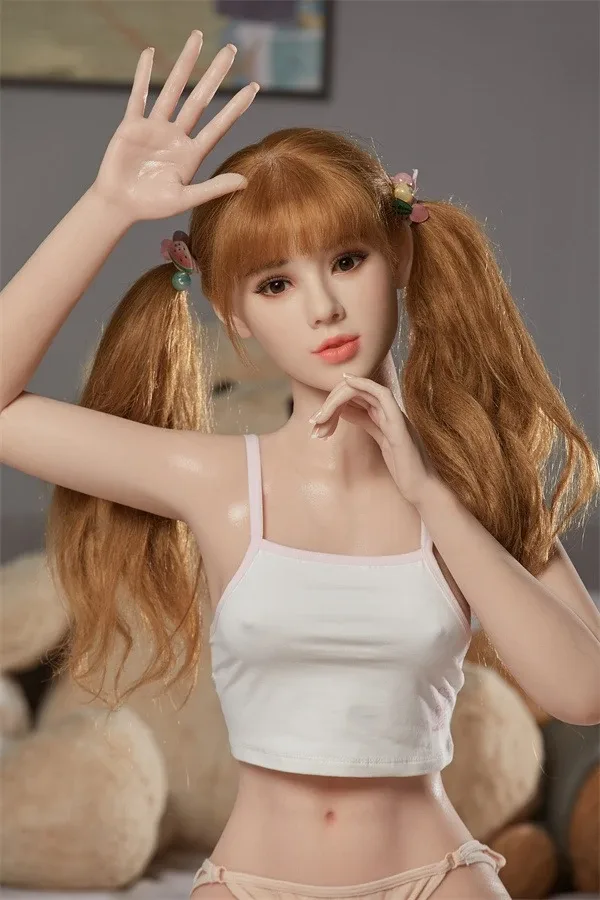 Lifelike Pretty Blonde Sex Doll Teagan 143cm view 2