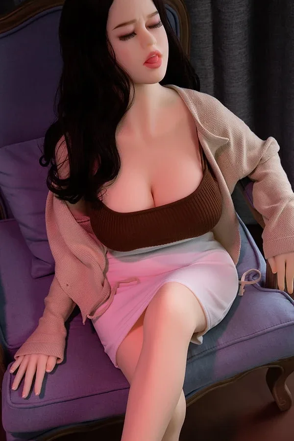 Full Size New Eyes Closed Sex Doll Irene 158cm view 3