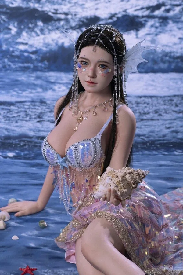 Full Silicone Mermaid Princess Anime Sex Doll Nalani 160cm (Replaceable with Head and Body) view 3