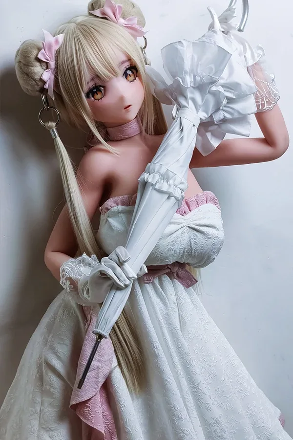 Blonde Pretty Anime Sex Doll Utashiro Shiori 148cm view 6