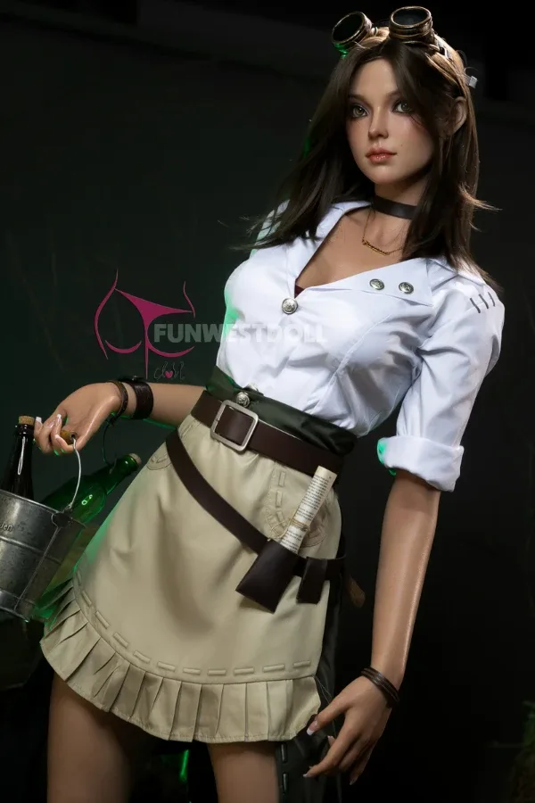 Small Tits Big Booty Silicone Sex Doll Lexie 168cm (Real Skin Texture, Soft Head, Free Clothes) view 3