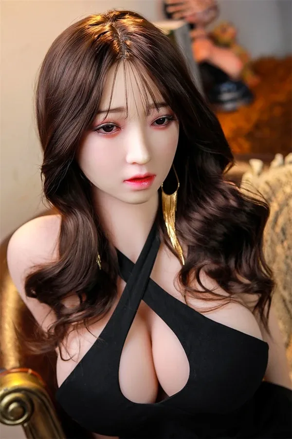 Super Sexy Black Long Curly Hair Sex Doll Paola 158cm  (Silicone Head) view 5