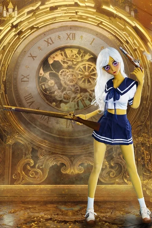 Yellow Skinned Anime Sex Doll Melody 160cm (Non-Removable Head) view 6