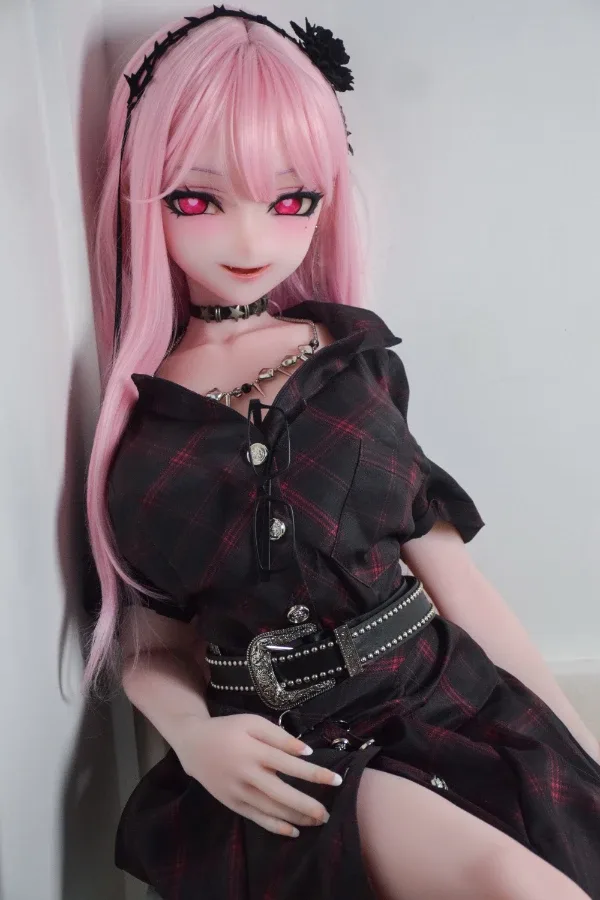 Pretty Pink Hair Anime Elf Sex Doll Kamiya Shiori 148cm view 3