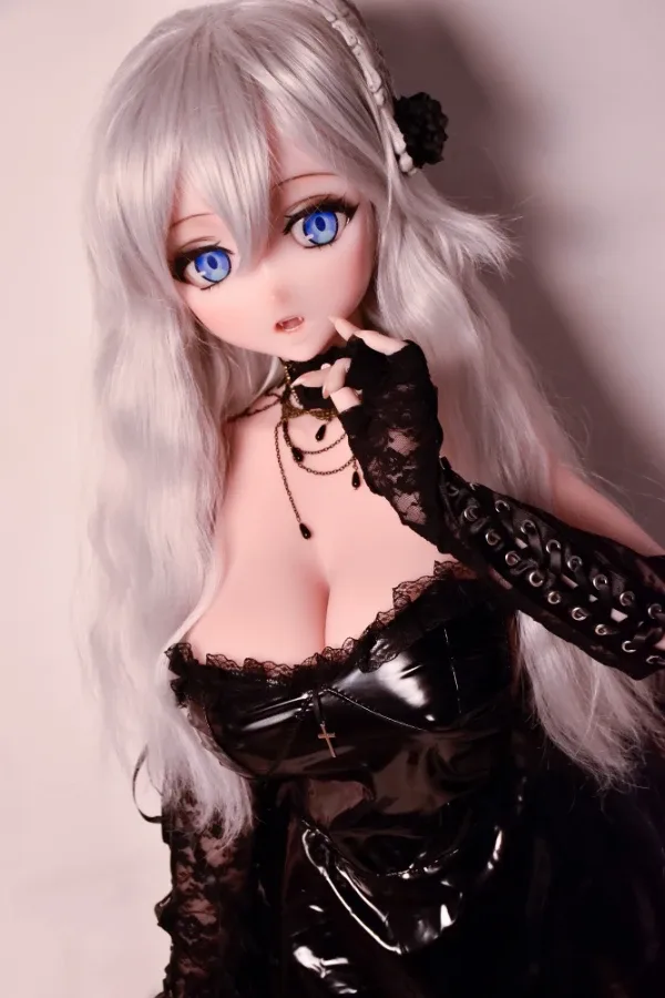 Silver Hair Big Breast Anime Sex Doll Hayakawa Saaya 148cm view 3