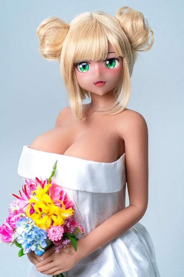 Sexy Blonde Busty Anime Sex Doll Laila 155cm view 2
