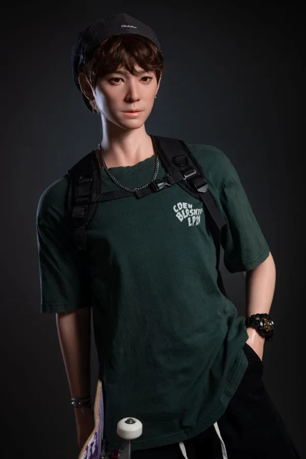 Silicone Stylish Handsome Asian Male Sex Doll Kwan 175cm (Movable Jaw With Oral Structure)