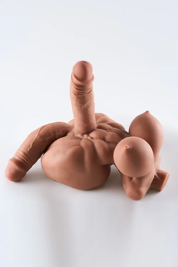 Double Penis Futanari Transsexual Sex Doll Torso Beatus view 3