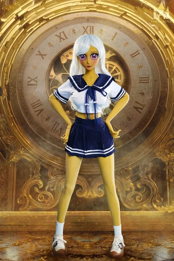 Yellow Skinned Anime Sex Doll Melody 160cm (Non-Removable Head) view 4
