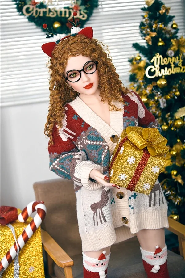 Realistic Lifelike Blonde Female Christmas Sex Doll Daleyza 150cm view 2
