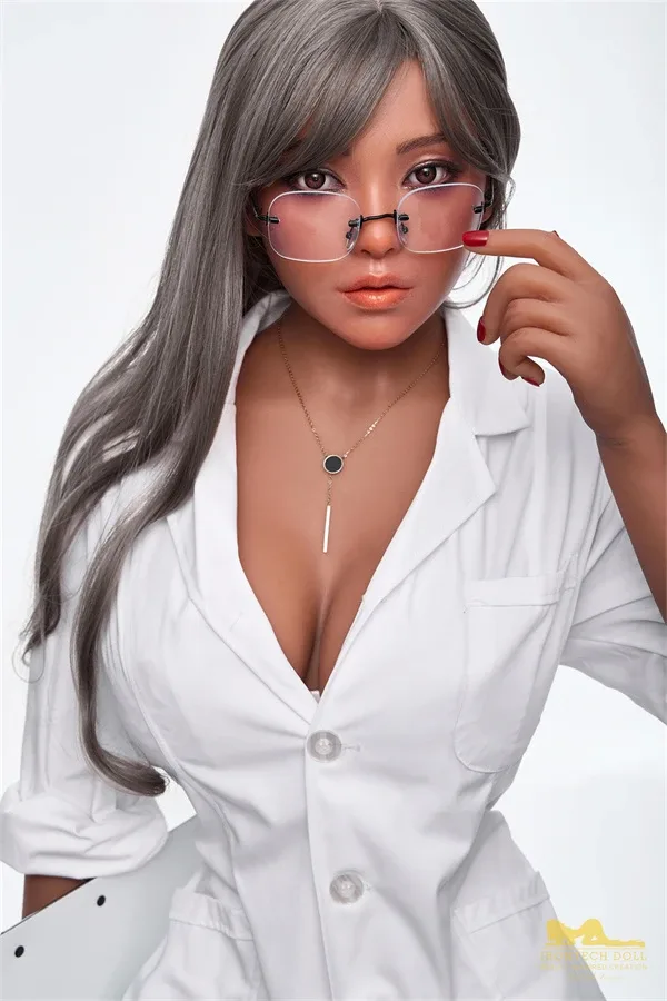 Silicone Big Boobs Role Play Doctor Sex Doll Lovie 164cm view 5