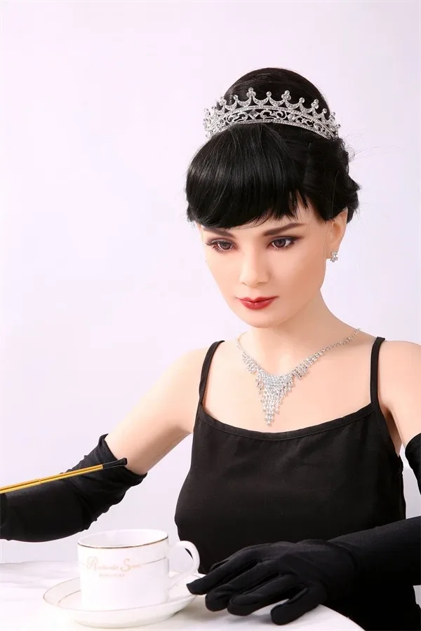 Life-Size Mature Audrey Hepburn Sex Doll Emelia 168cm view 2