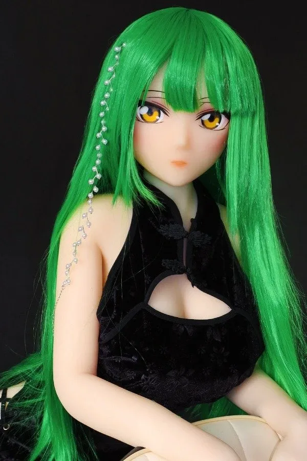 Green Hair Anime Sex Doll Nina 155cm view 3
