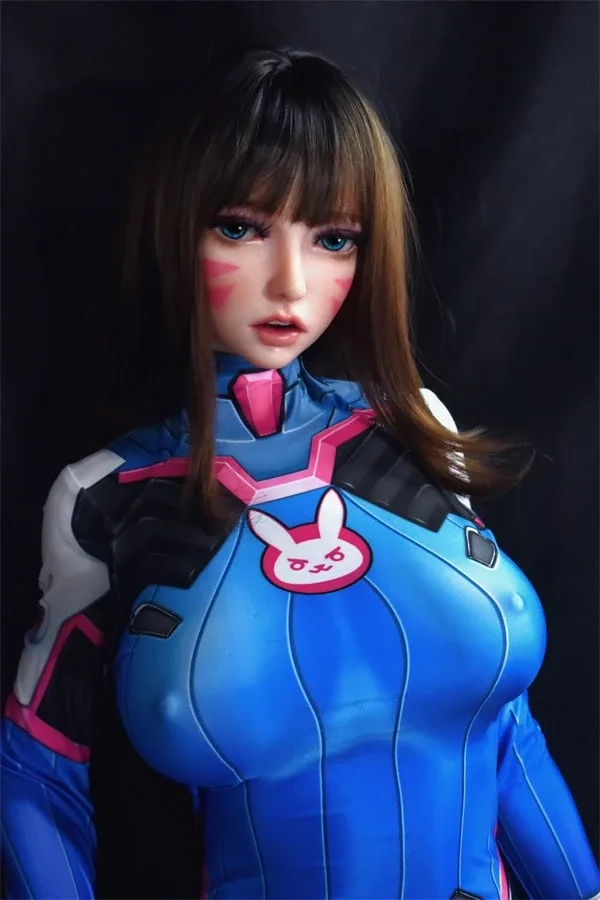Lifelike Cosplay Overwatch Dva Sex Doll Chloe 150cm view 3