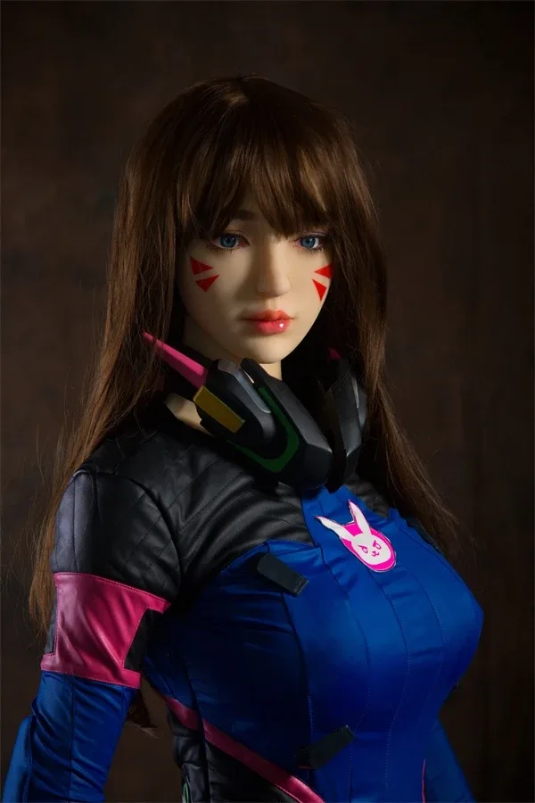 Lifelike Overwatch COS DVA Sex Doll Shelby 168cm view 2