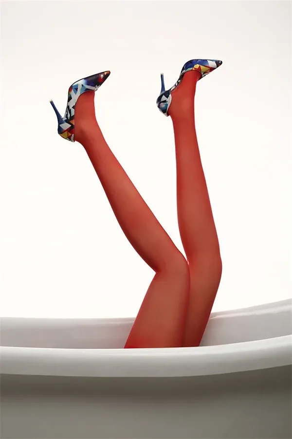 Red Stockings Sex Doll Leg Torso Alberta 90cm view 4