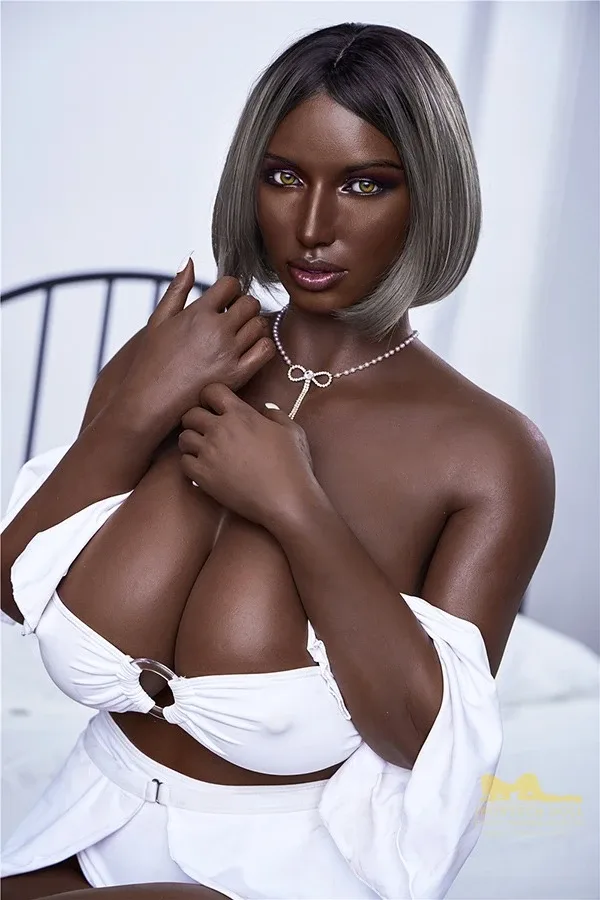 Big Tits Big Booty BBW Black Sex Doll Marilyn 160cm view 3