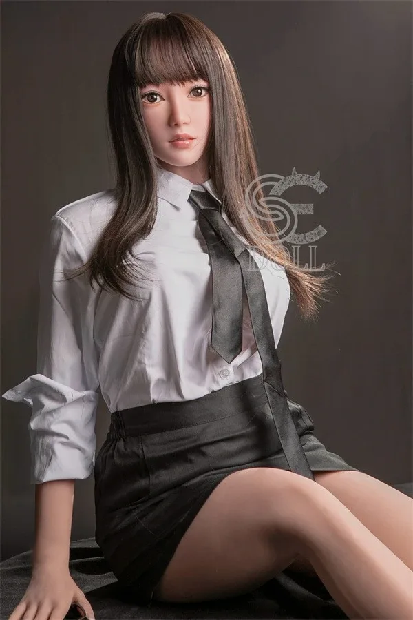 Lifelike Secretary Japanese Sex Doll Adalyn 163cm view 6
