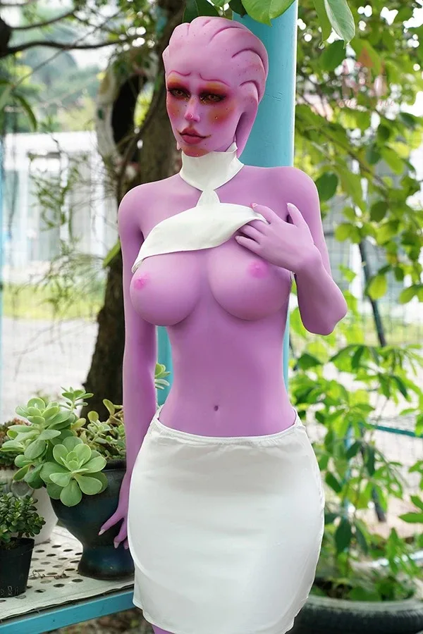 💥Mysterious Purple-skinned Alien Sex Doll Merlay 170cm (Free 2nd Head)
