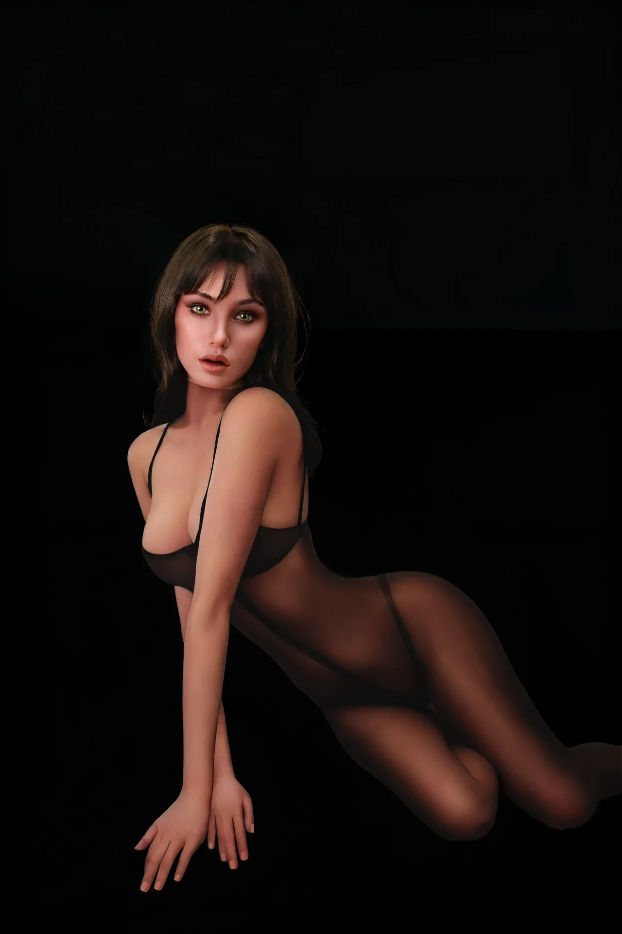 Real Life Brunette Female Sex Doll Lola 166cm (Movable Jaw With Oral Structure) view 5