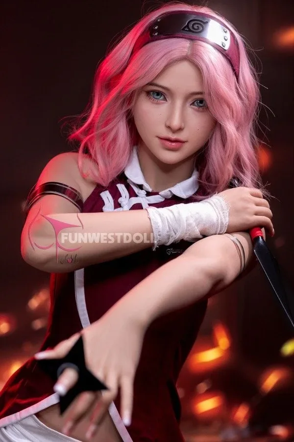 Pink Hair Anime Sex Doll Sakura Haruno 159cm view 3