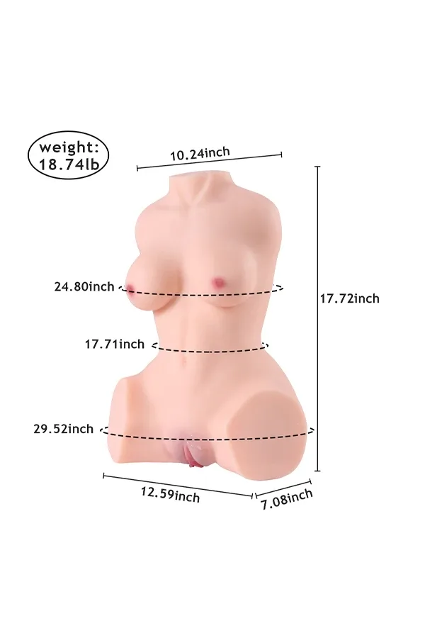 18.74lb Perfect Sex Doll Torso