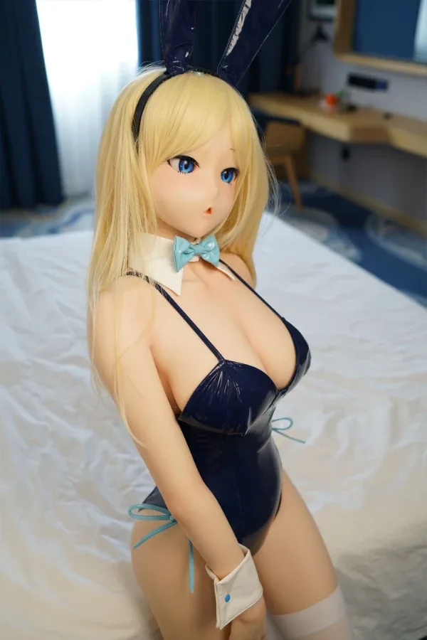 Cute Blonde Anime Sex Doll Azuka 148cm view 2