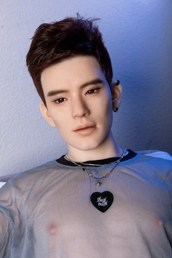New Handsome Silicone Male Sex Doll Jin 177cm / 6ft view 4