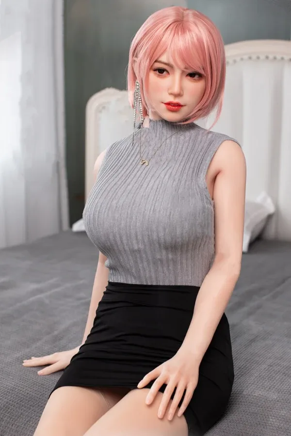 Mature Busty Pink Hair Sex Doll Zayla 160cm (Silicone Head) – Replaceable with Head and Body