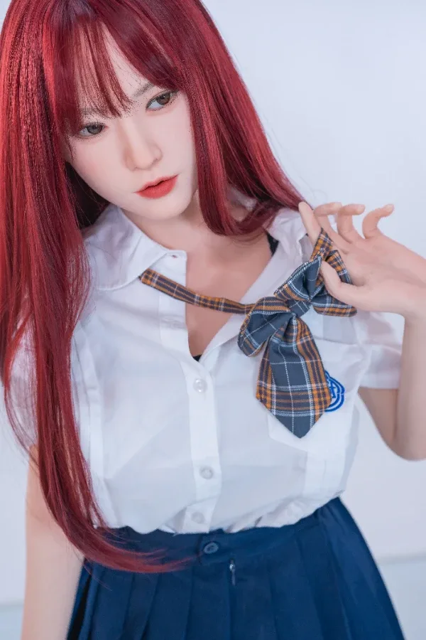 Redhead Luxury Silicone Sex Doll Tiera 158cm view 3