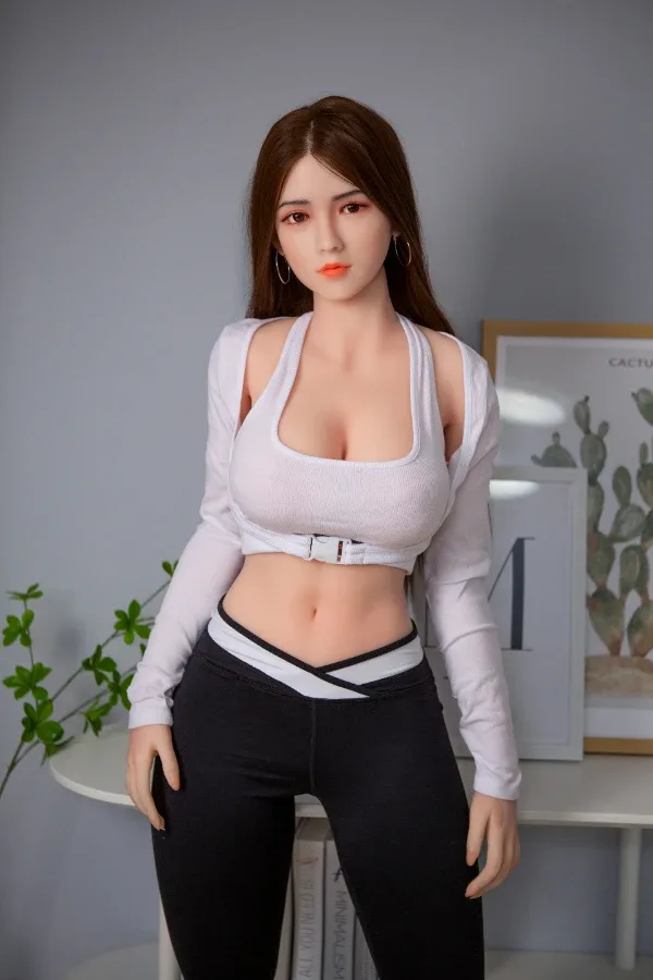 Gentle Brunette Sex Doll Della 163cm (Silicone Head)
