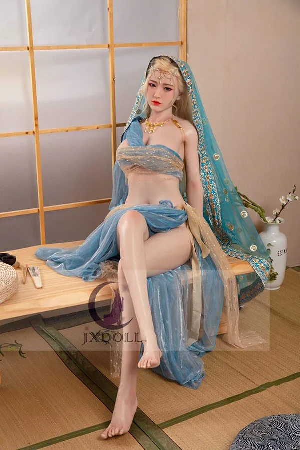 Blonde Tall Asian Sex Doll Arabella 170cm (Silicone Head) – Replaceable with Head and Body view 6