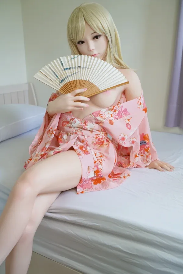 Cute Blonde TPE Sex Doll Akira 150cm (Seamless Head and Body Design) view 5